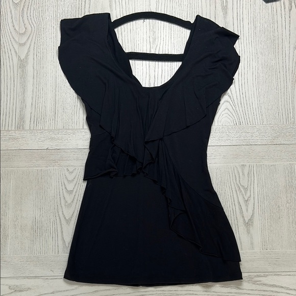 Bebe Ruffle Top - Picture 1 of 2